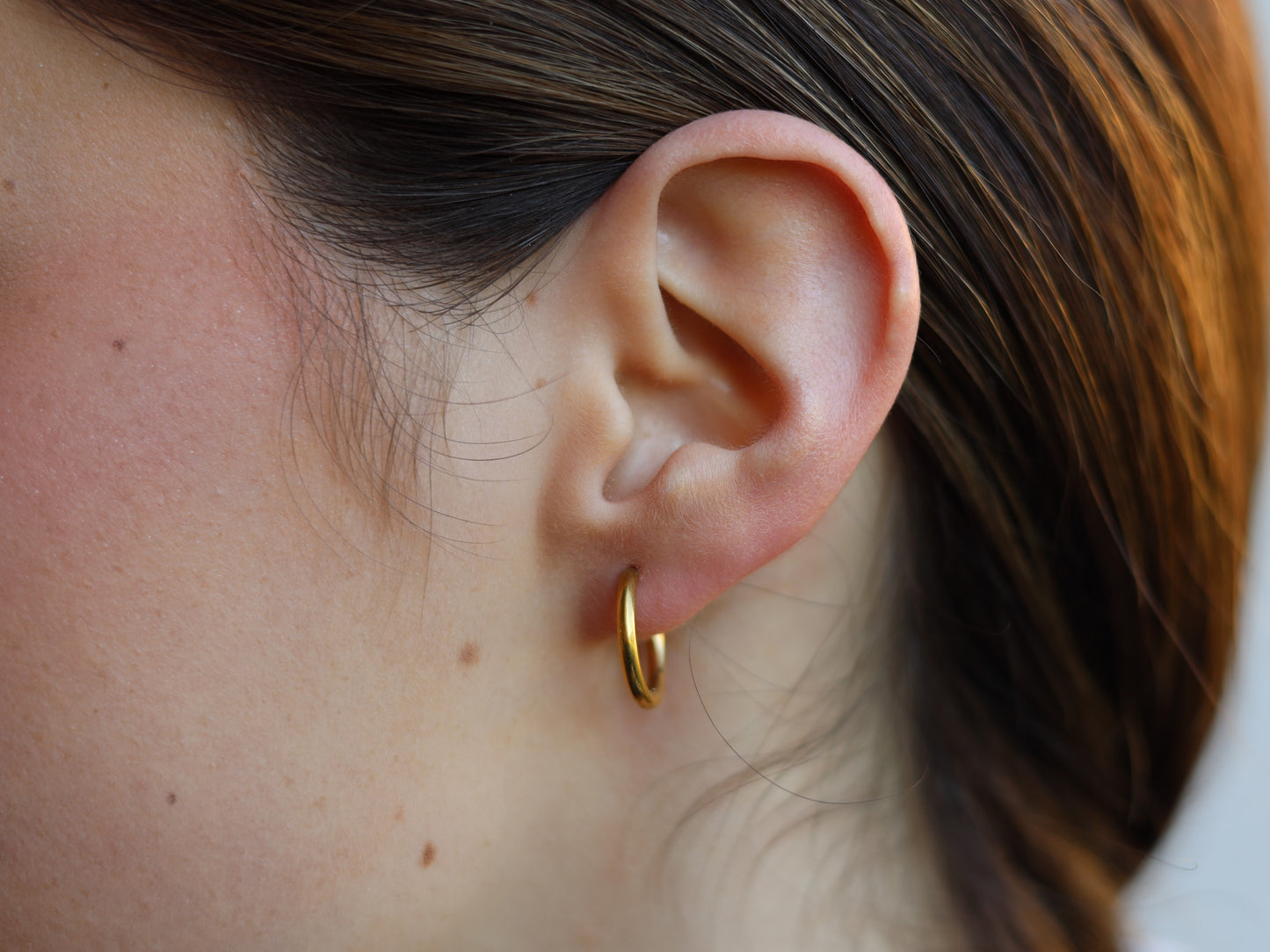 18K Gold Filled Hoops Earring