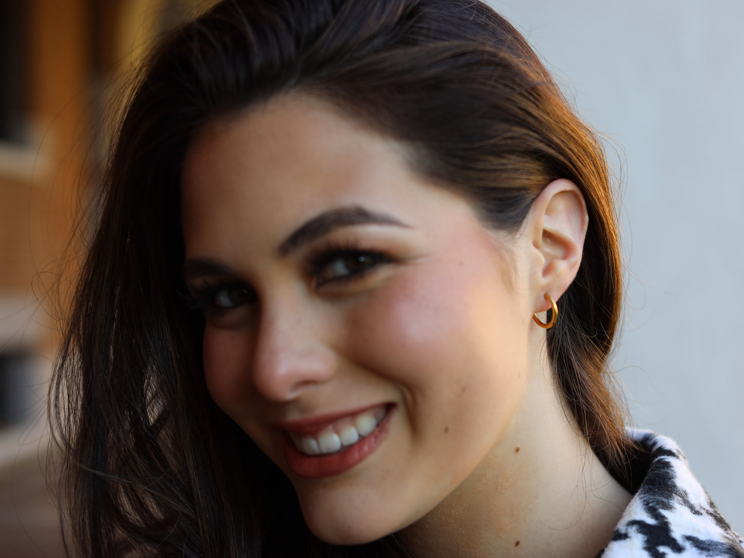 18K Gold Filled Hoops Earring