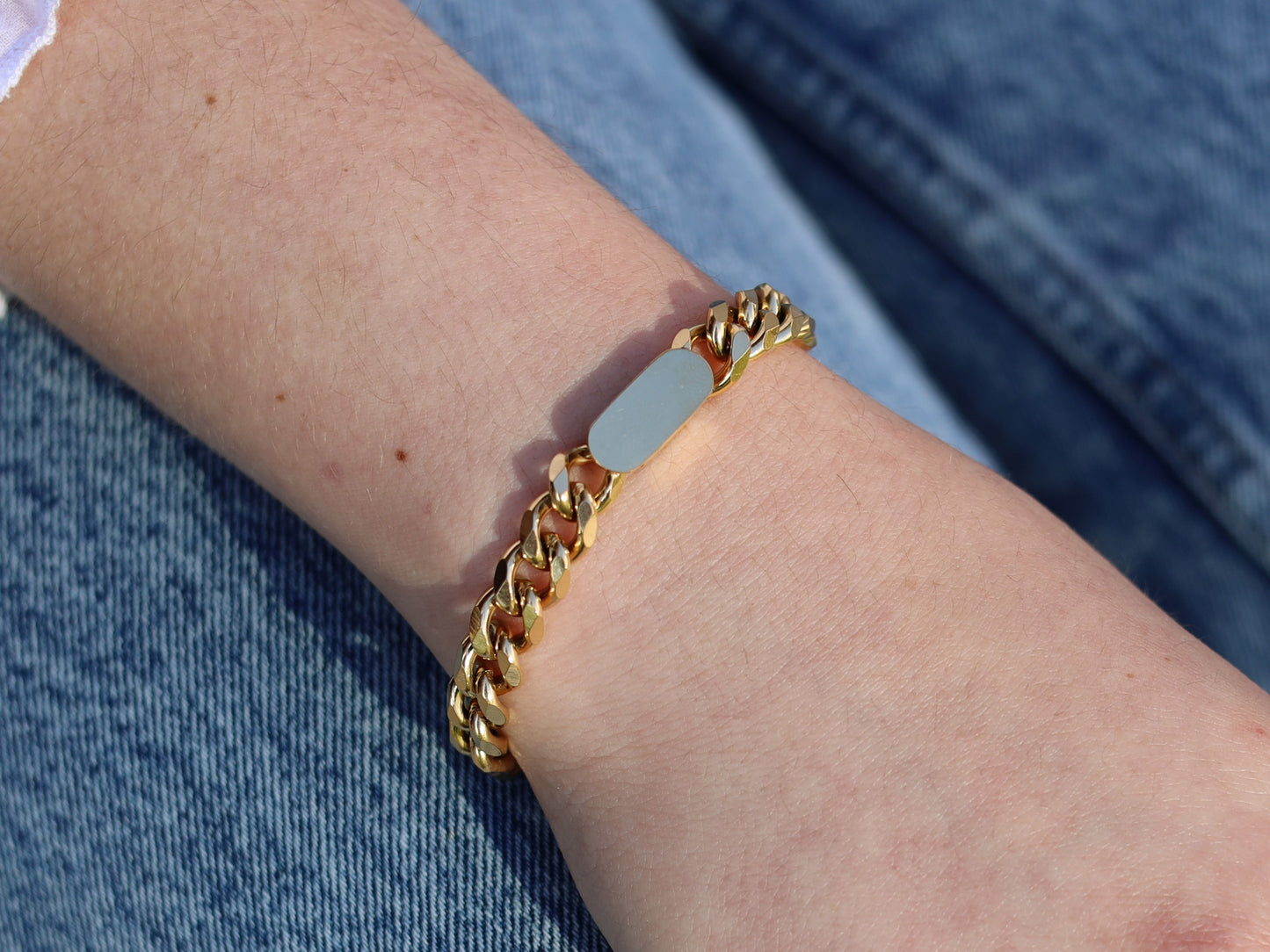 18K Gold Filled Vintage Amaro Bracelet in Adjustable Size