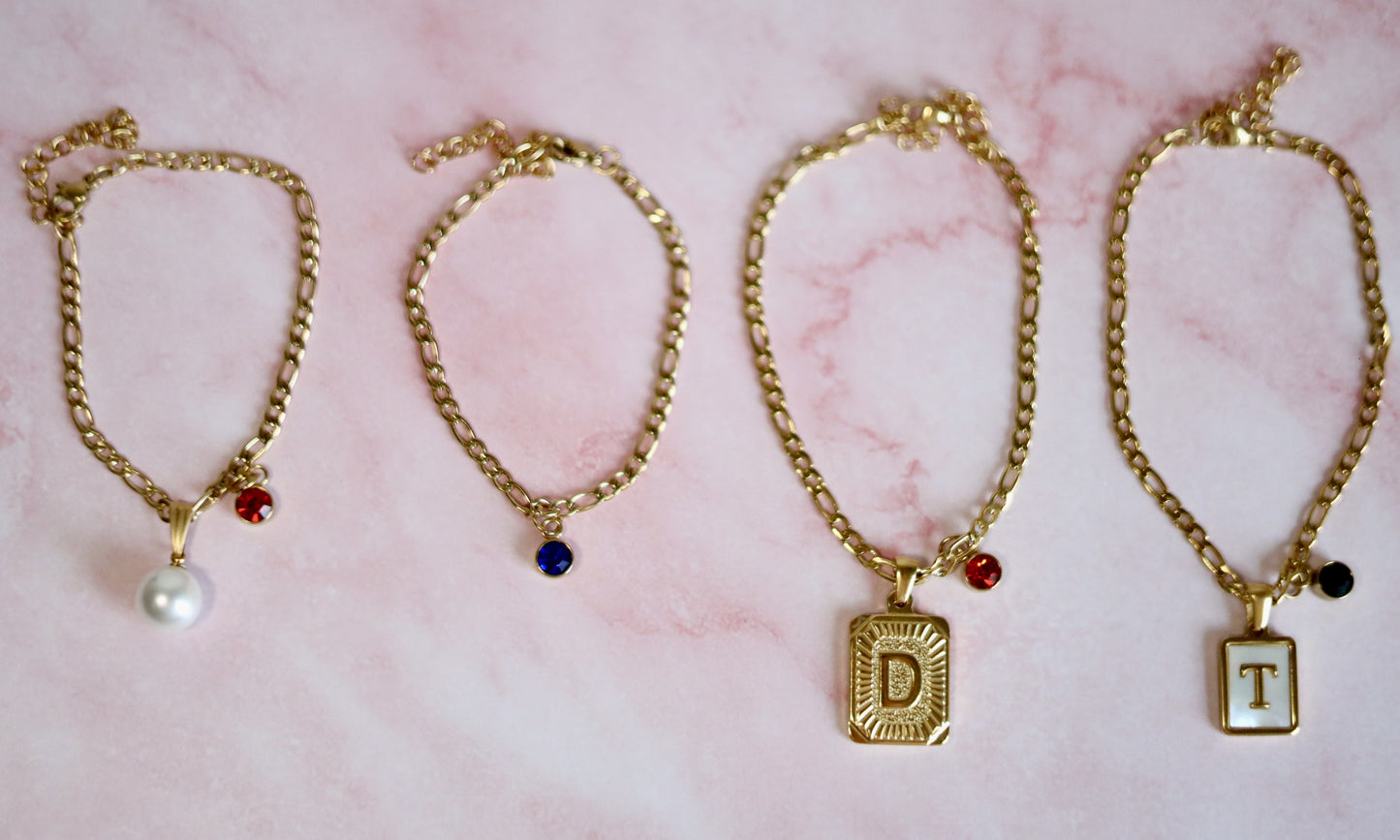 12 Month Colorful Birthstone Charm