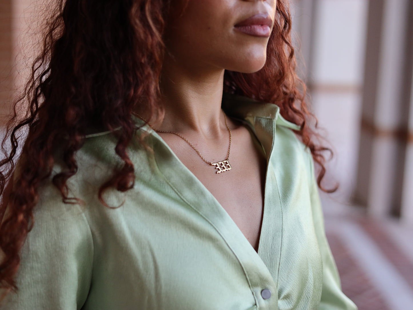 18K Gold Filled Angel Number Necklace