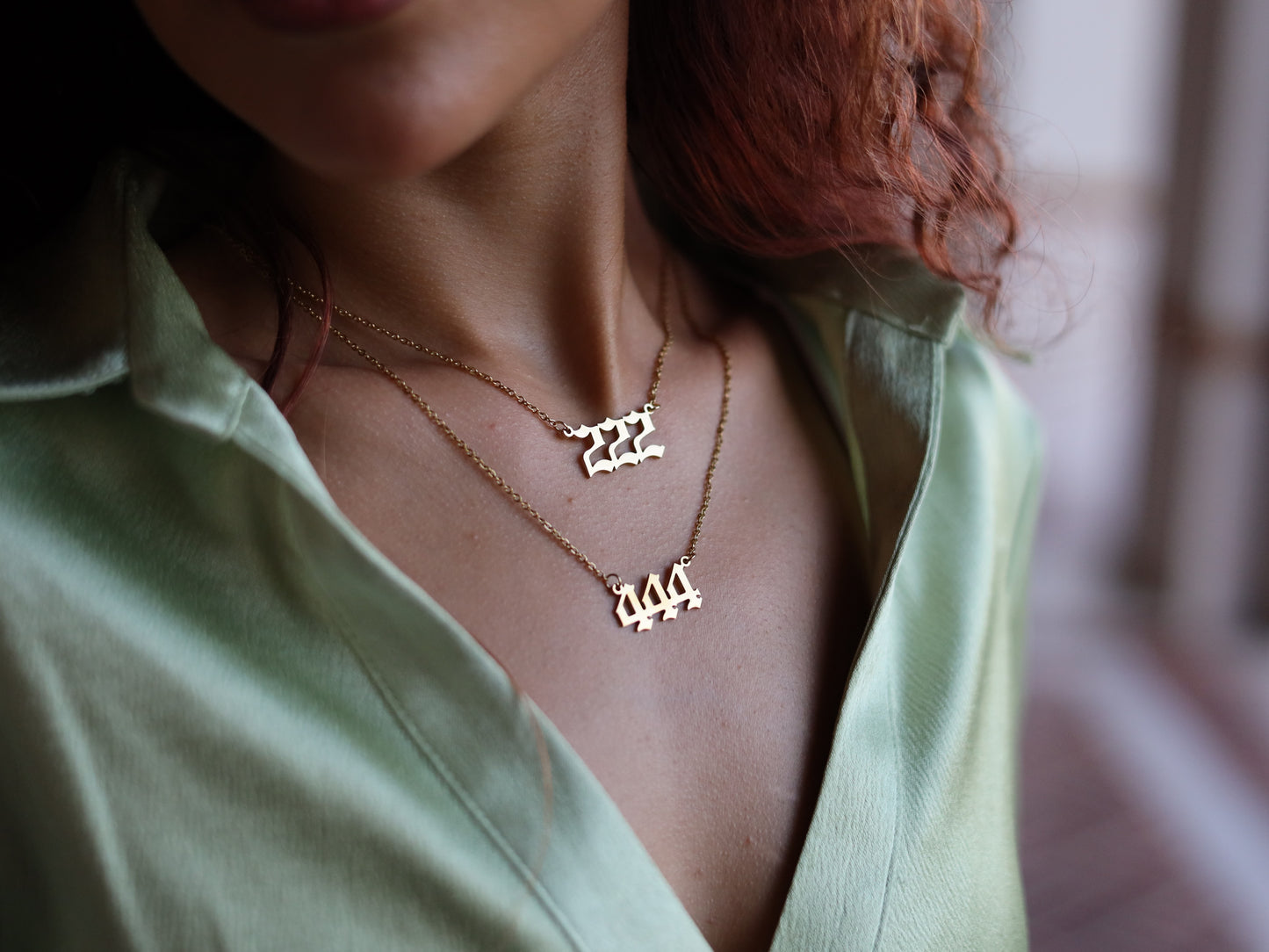 18K Gold Filled Angel Number Necklace