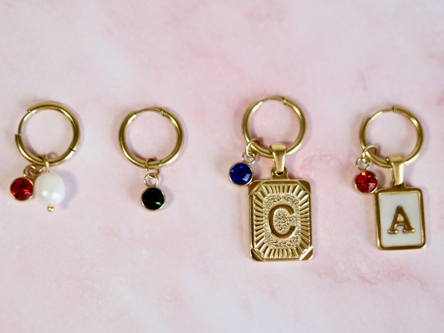 12 Month Colorful Birthstone Charm