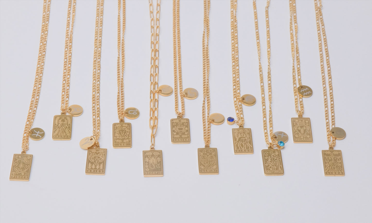 18K Gold Filled Zodiac Sign Necklace