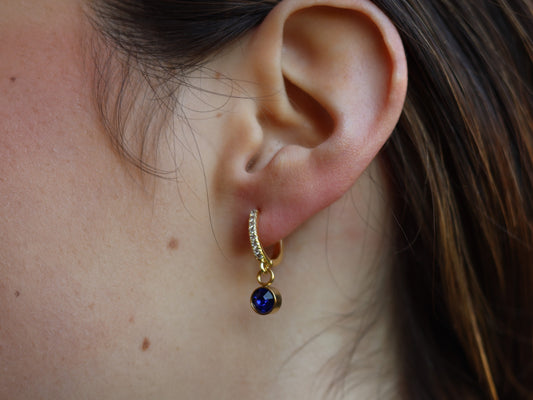 18K Gold Filled Birthstone Earring