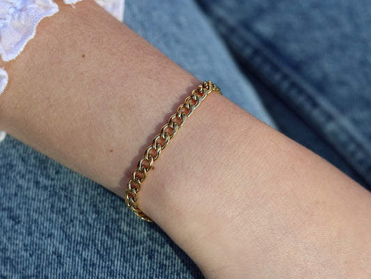 18K Gold Filled Amaro Bracelet in Adjustable Size