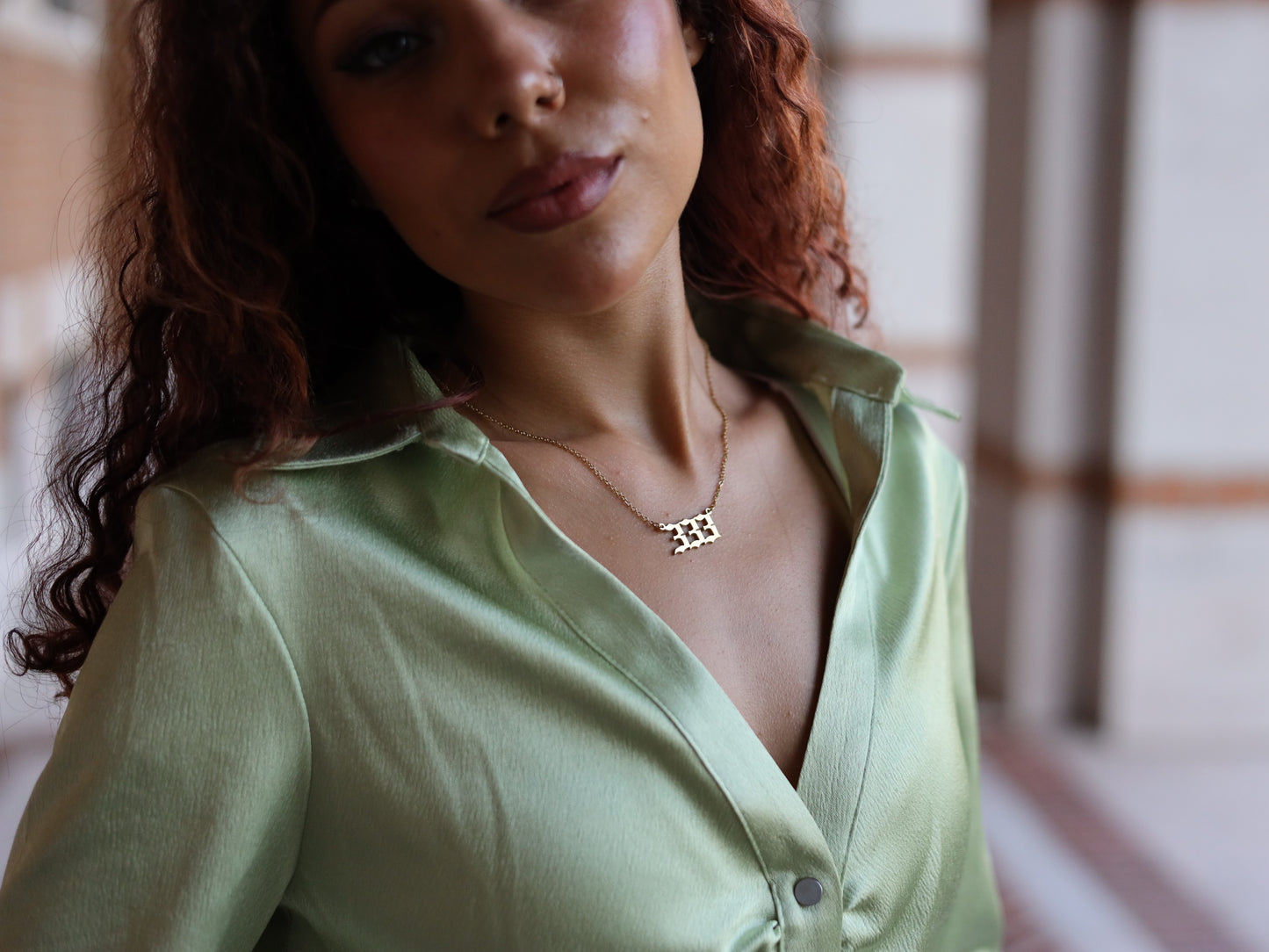 18K Gold Filled Angel Number Necklace