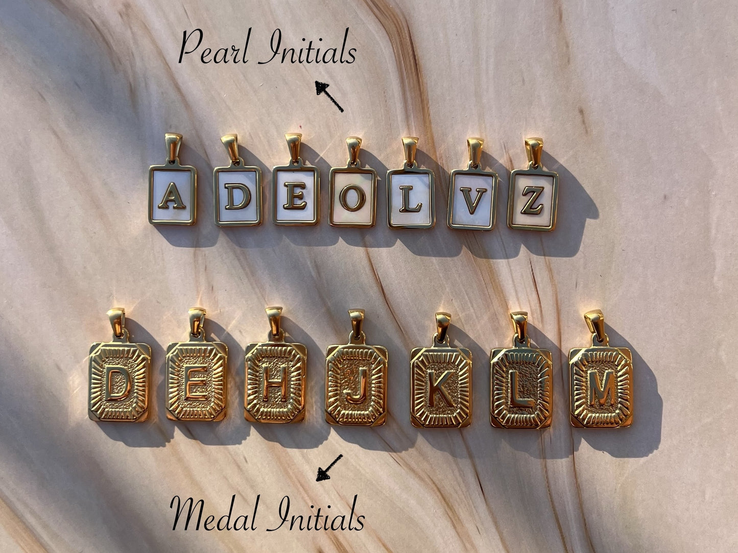 18K Gold Filled Initial Earring