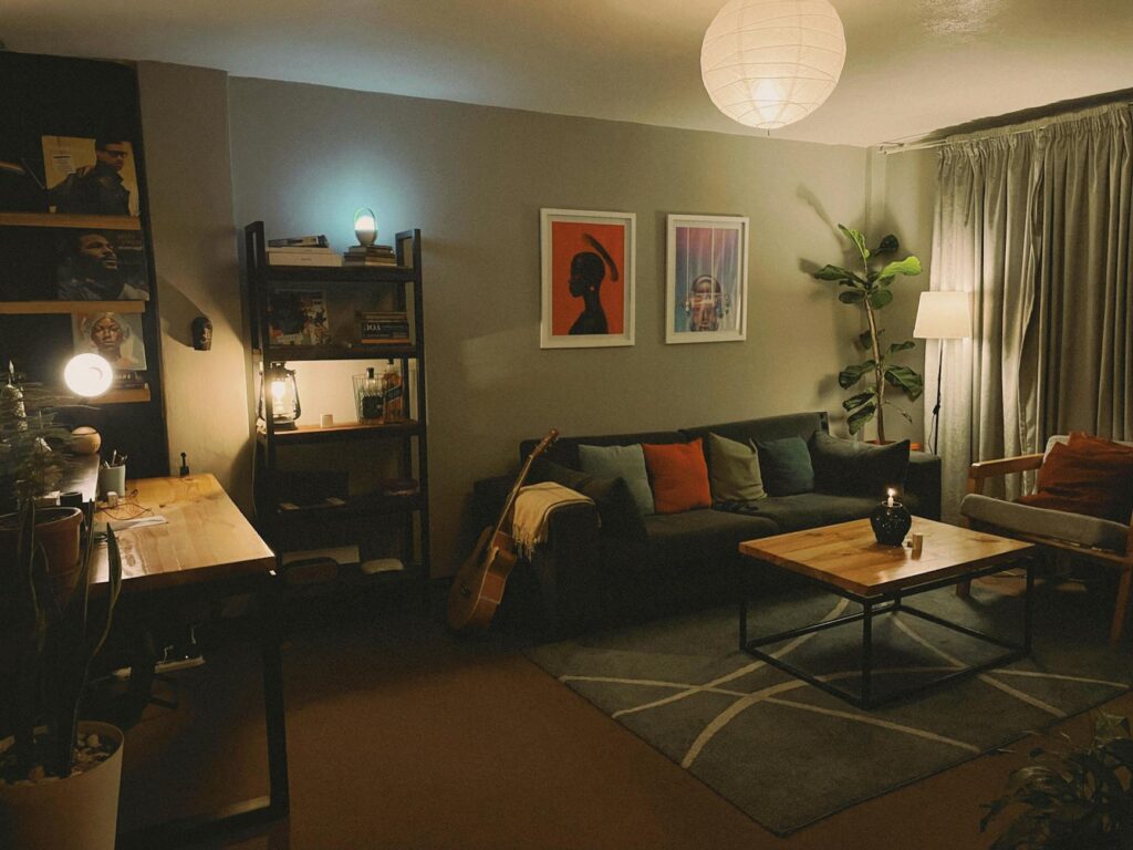 cozy home entertainment