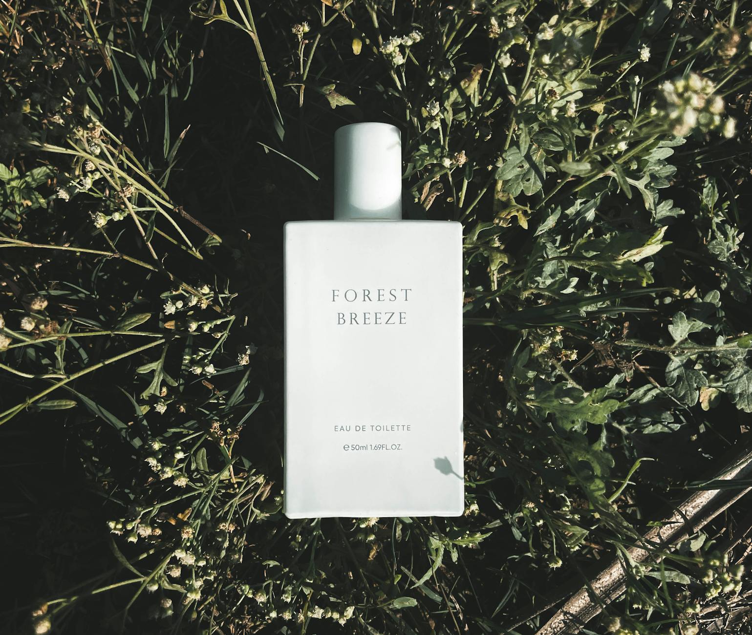 forest perfume bottle