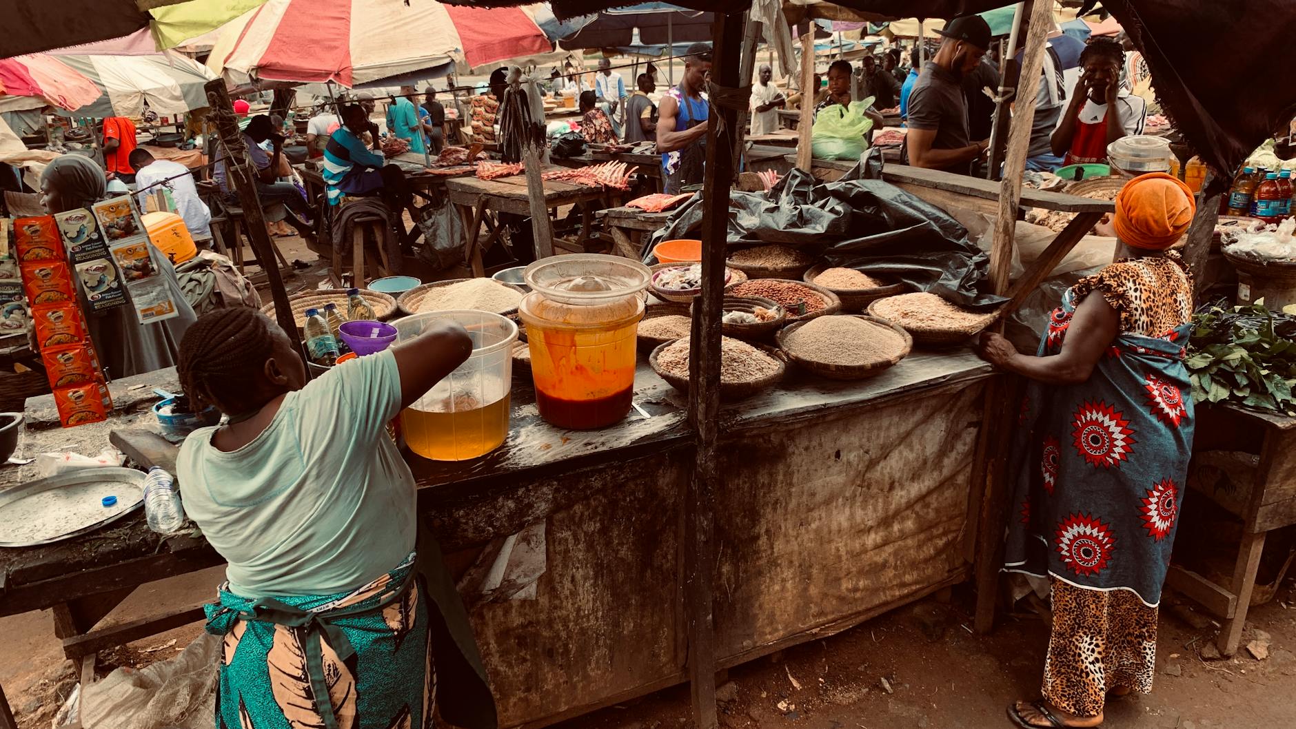 local market street food