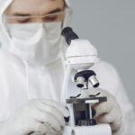 person analyzing website on computer