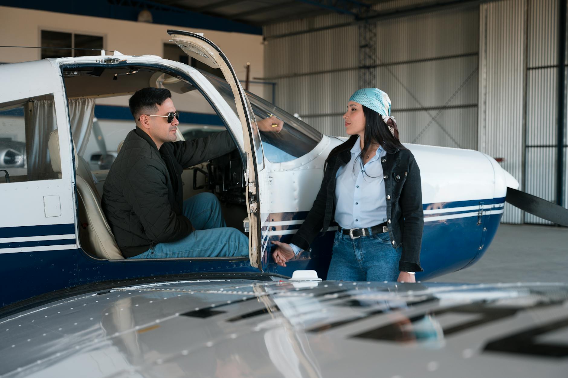 Sunflower Aviation hangar