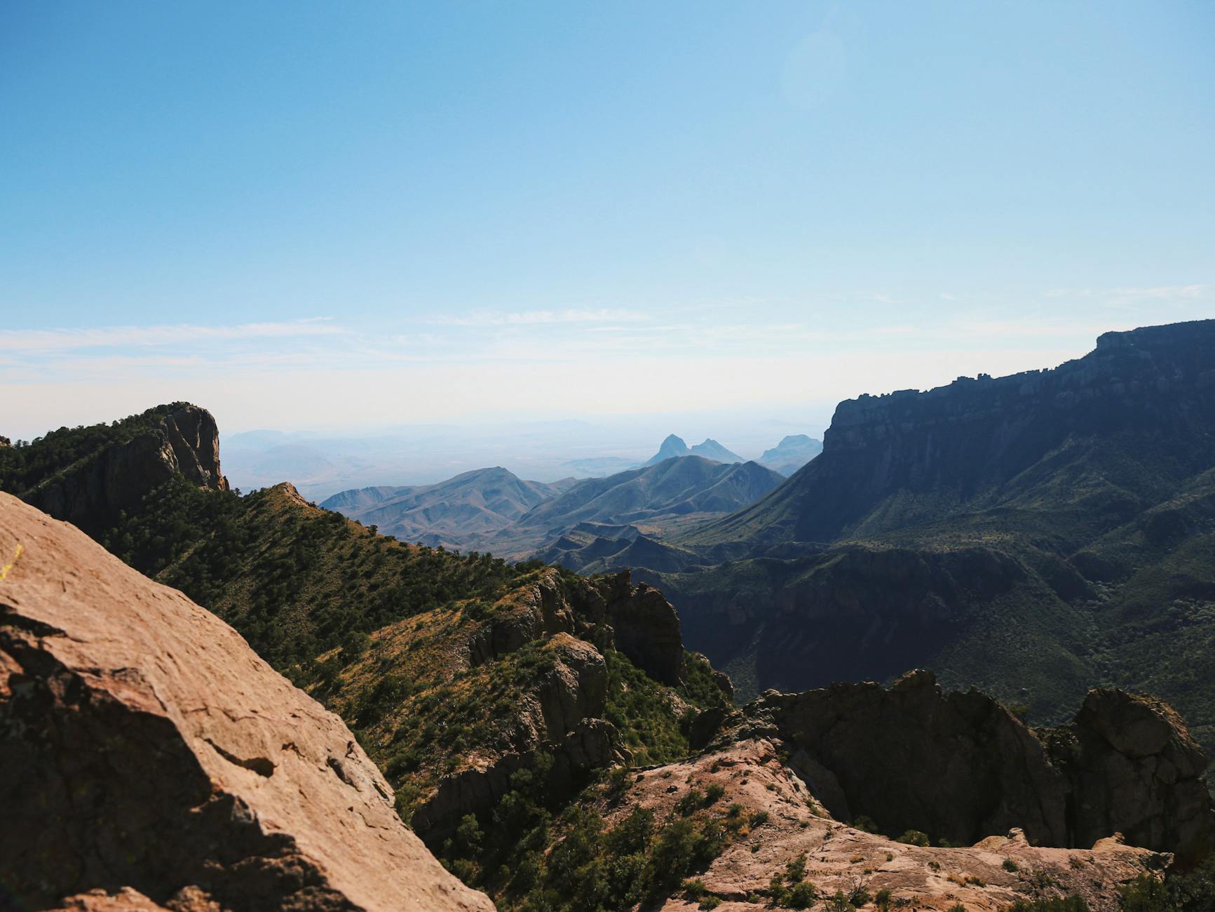 West Texas landscape with phone icon
