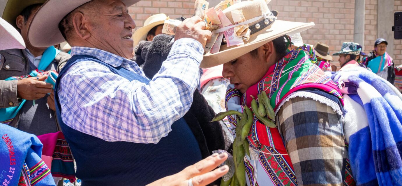 Andean community gathering