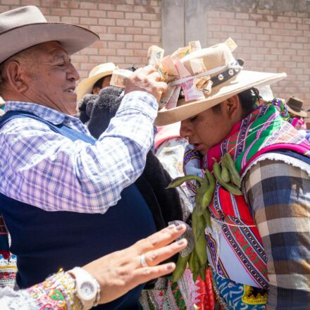 Andean community gathering