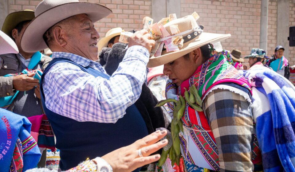 Andean community gathering