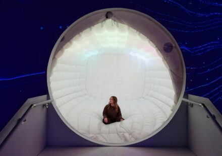 futuristic immersive environment