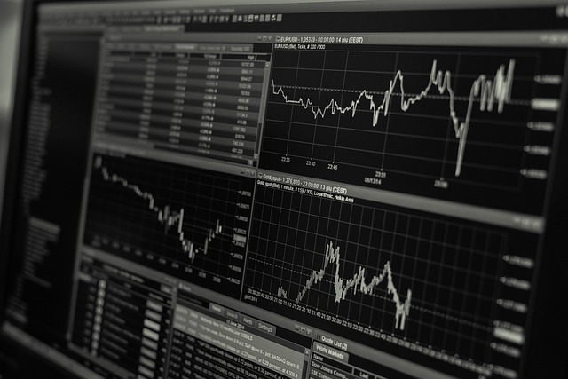 Market analysis chart with competitor comparison
