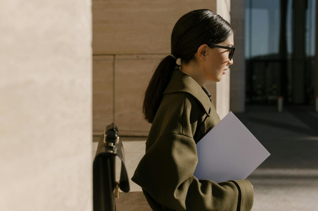 person changing career path