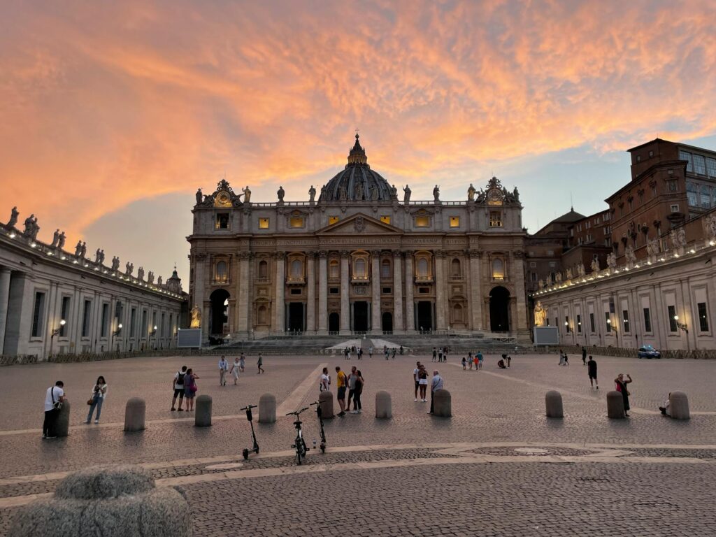 Pope Francis and Pope Leo XIV