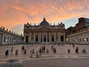 Pope Francis and Pope Leo XIV