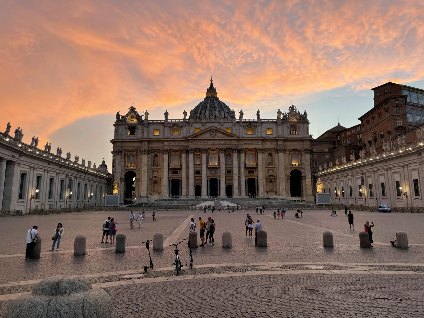 Pope Francis and Pope Leo XIV