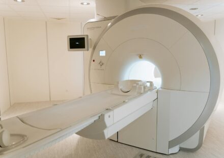 radiology tech working with equipment