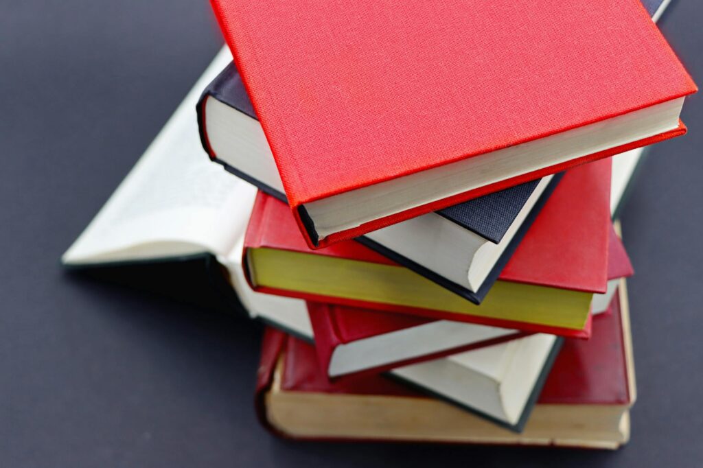 stack of innovation books