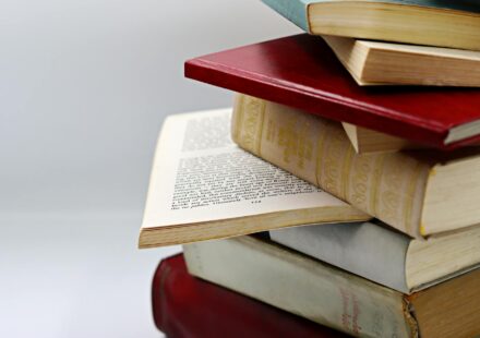 stack of leadership books