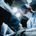 surgical technologist in operating room