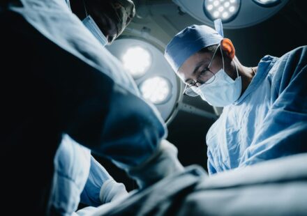 surgical technologist in operating room