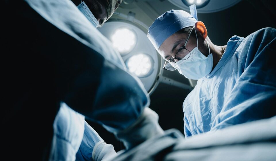 surgical technologist in operating room