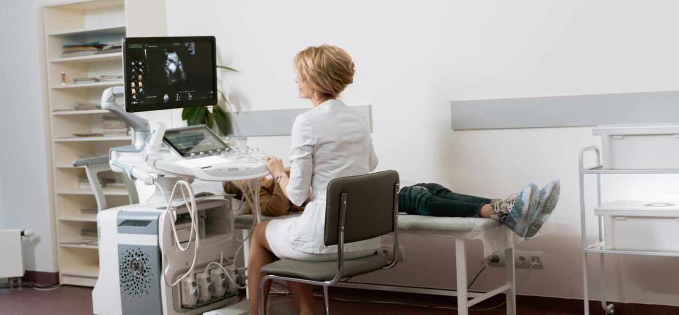 ultrasound machine in hospital