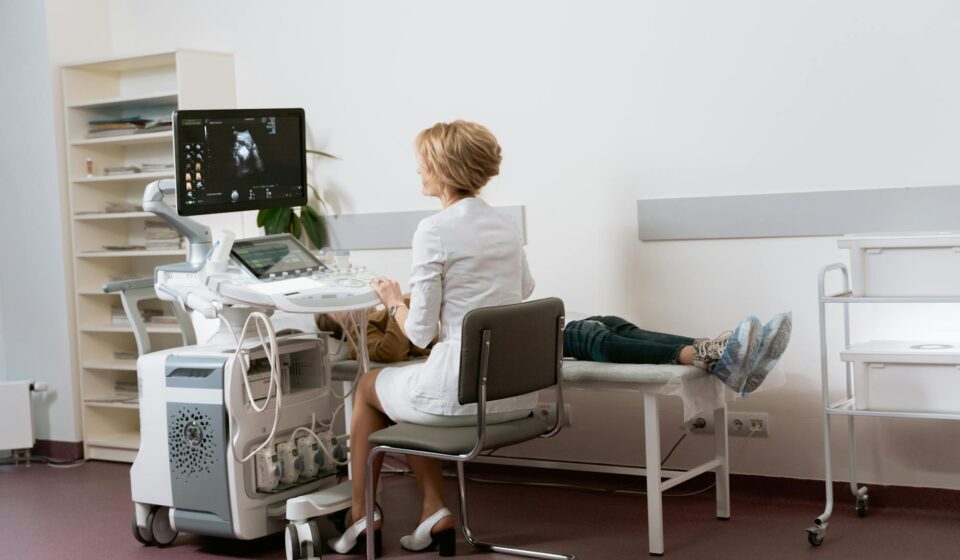 ultrasound machine in hospital
